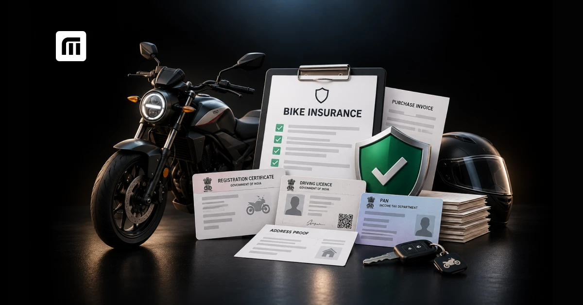 Documents Required for Bike Insurance Online in India: New, Renewal, Lapsed & Second-Hand Bikes (2026 Guide)