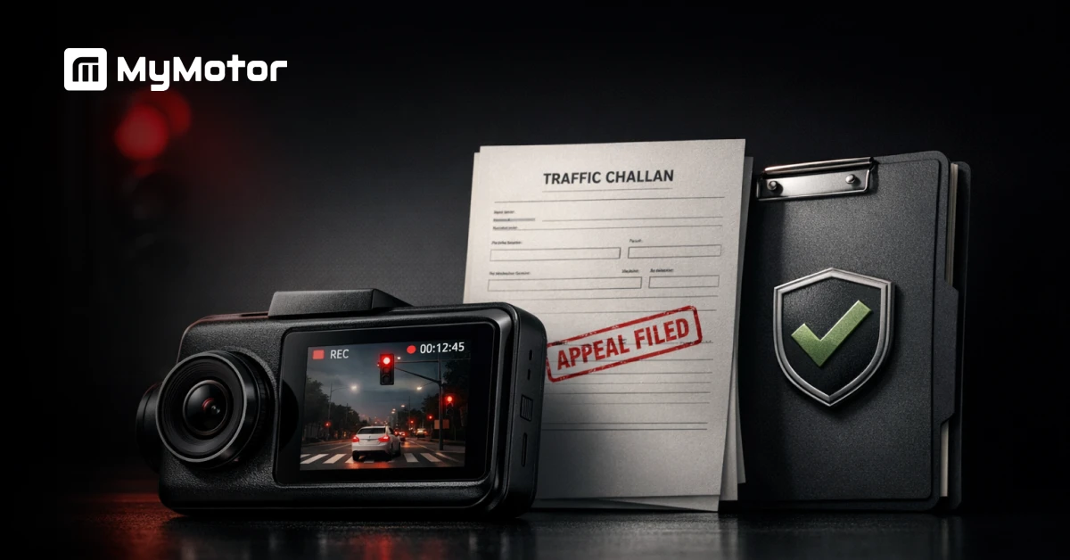 Dispute a Red-Light Challan: How to Use Dashcam Footage as Evidence