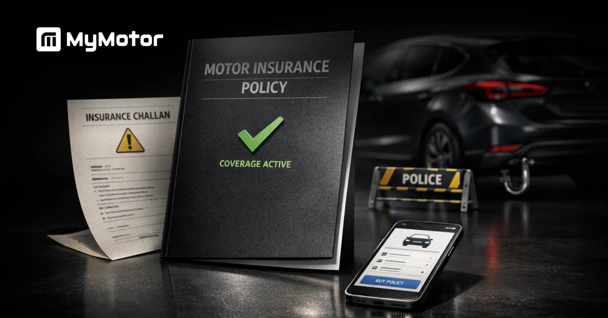 Insurance Challan? Buy a Policy in 2 Mins & Save Your Vehicle from Impoundment
