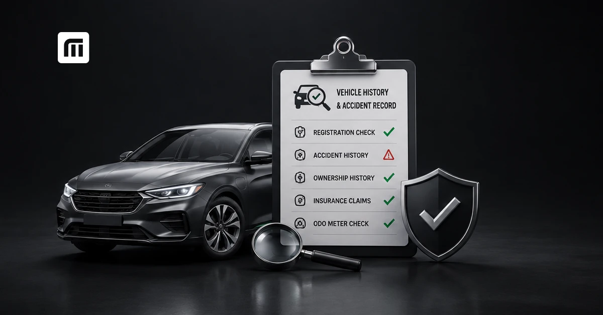 Vehicle History & Accident Record Check Before Buying a Used Car