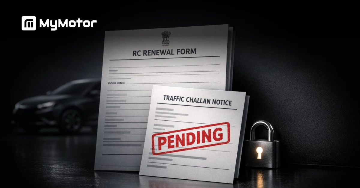 Can a Pending Challan Blocks RC Renewal in India?