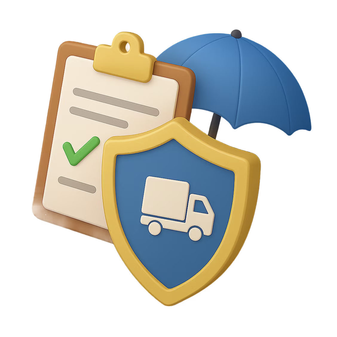 Commercial vehicle insurance illustration